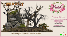 !MG! - Privacy screen - Wild West 9 - Boxed