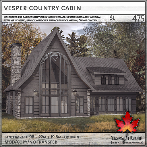 Trompe Loeil - Vesper Country Cabin V1.1 [mesh]