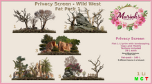 !MG! - Privacy screen - Wild West - Fat Pack 1 - Boxed
