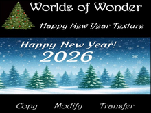 WoW 2026 Happy New Year Texture