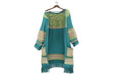 {Zaara} Naima boho sweater *turquoise*