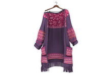{Zaara} Naima boho sweater *purple*