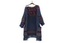 {Zaara} Naima boho sweater *navy*