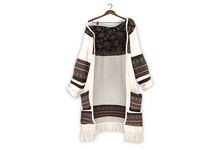 {Zaara} Naima boho sweater *black & white*