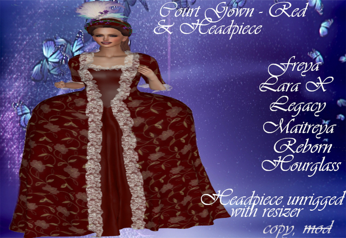 Court Gown Red