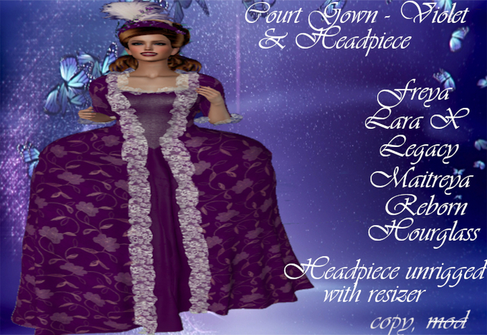 Court Gown Violet