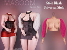[[ Masoom ]] Wicked Rose Stole - Blush