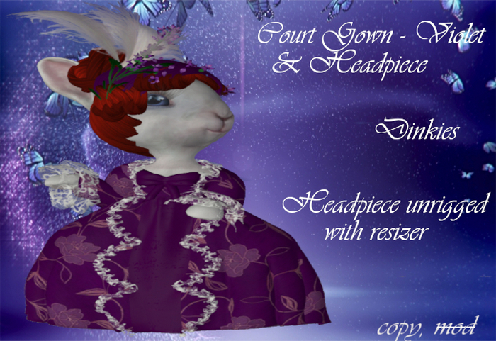 Dinkies Court Gown Violet