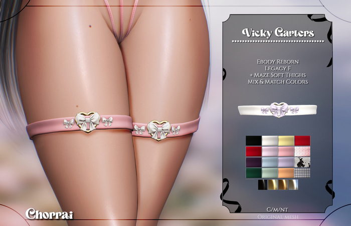 Chorrai - Vicky Garters {FATPACK}