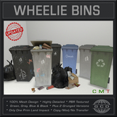 Trash Can Dumpster Wheelie Bin