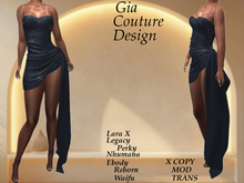 "GCD" Janey Shimmering Cocktail Dress Blue