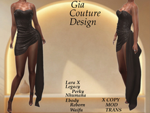 "GCD" Janey Shimmering Cocktail Dress Mocha