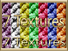 [ Woven Diamond Seamless 02 ] 7 Textures