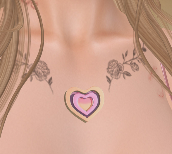[Px] Heart In Heart Chest Deco (Unrigged Mesh)