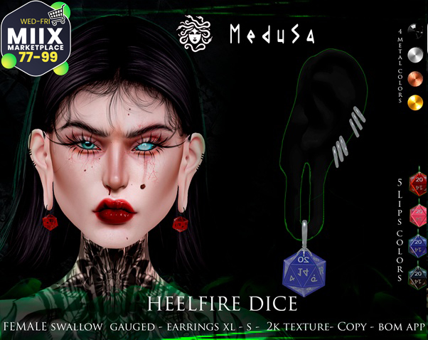 MDS. HELLFIRE DICE [FEMALE] MIIX