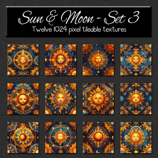 *Wallflowers* Sun & Moon - Set 3
