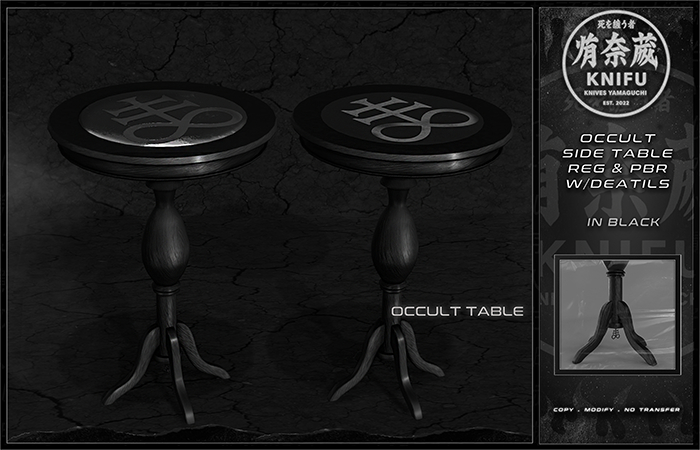 KNIFU. Home - Occult Table