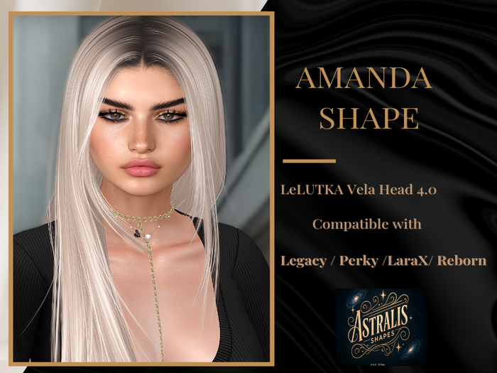 AMANDA  SHAPE  LeLUTKA VELA  Head 4.0  (Add)
