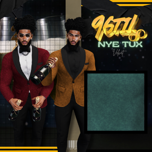 NYE Infinity Tux - Jacket (teal)
