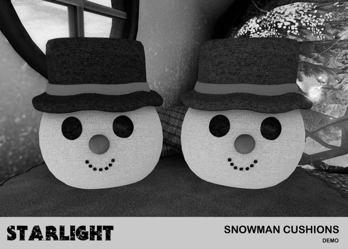 :: SA ::  Snowman Cushions - Demo