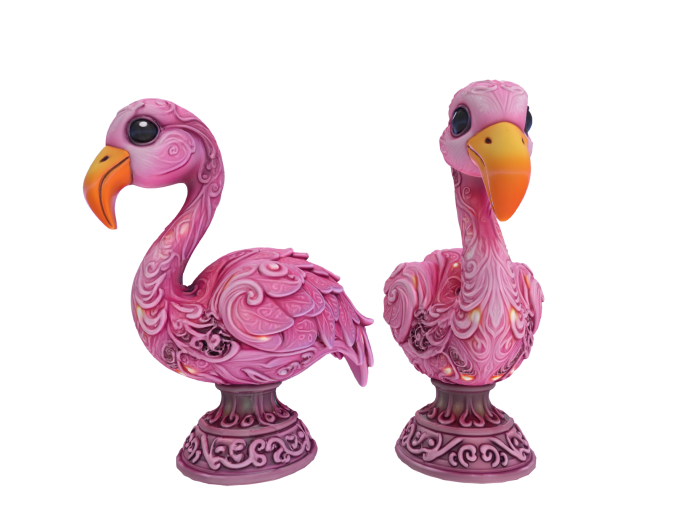 HB: Pink Flamingo Statue FuLL PERM
