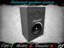Animated speaker system