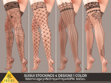 SUISUI STOCKINGS 4 DESIGNS 1 COLOR