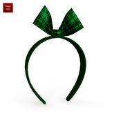 St Patricks Bunny Bow Headband