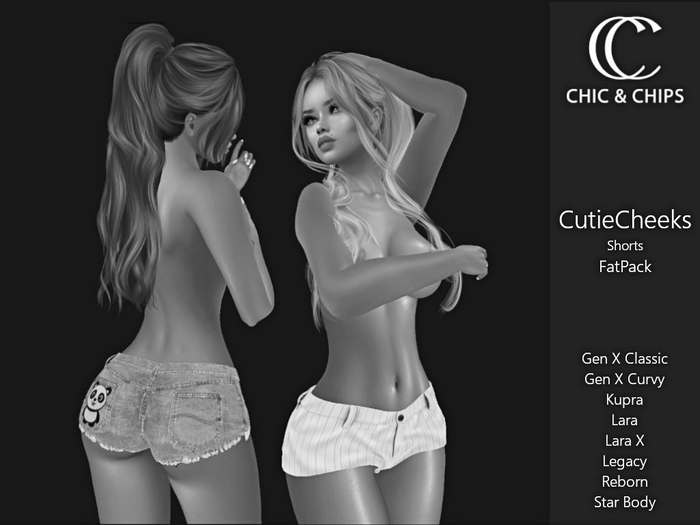 *C&C* CutieCheeks Shorts - FatPack [DEMO]