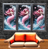Wall Deco Sticker Mural Water Mermaid sirène  14