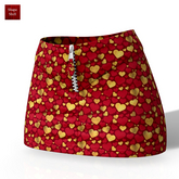 Red Valentines Taem SKIRT REBORN