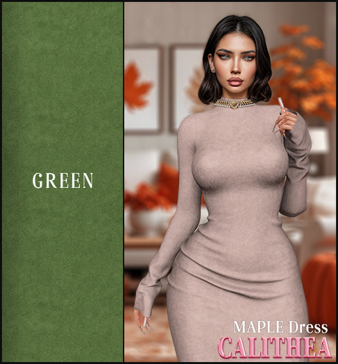 CALITHEA . Maple . Dress . Green
