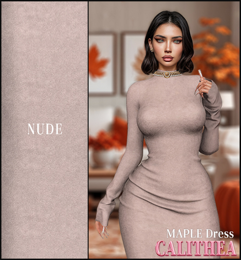 CALITHEA . Maple . Dress . Nude