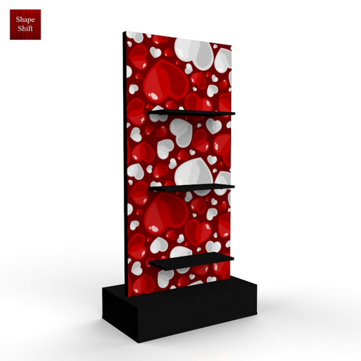 Valentines Retail Display Shelf
