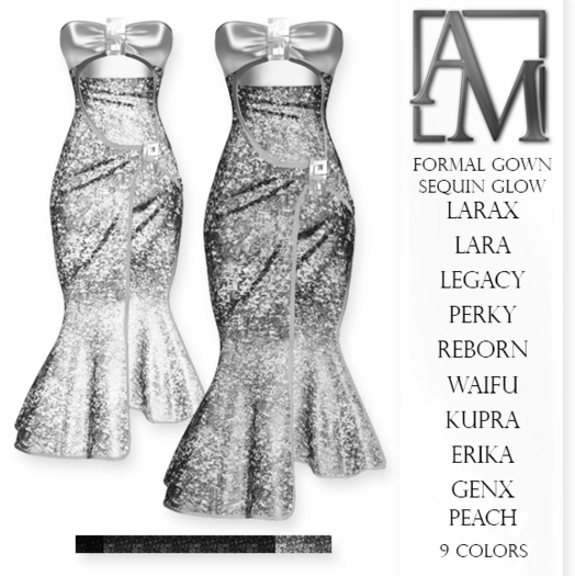 DEMO .: AlmaMiranda :. Formal Gown New Years Sequin Glow
