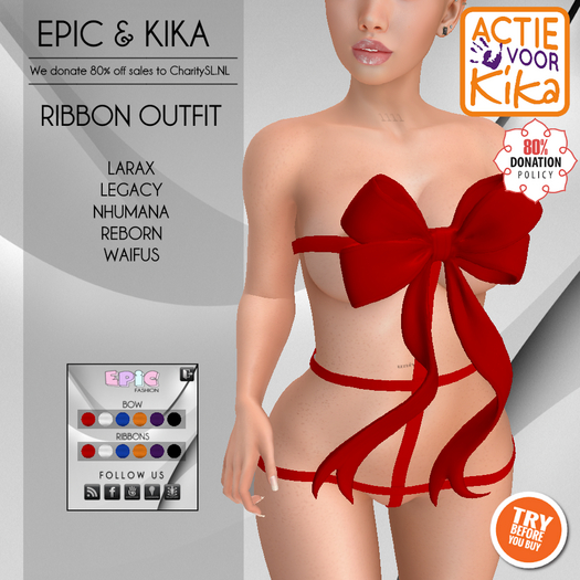 [EPIC KIKA] Ribbon Outfit (ADD ME)