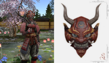 Japanese mask - Abyssal Demon