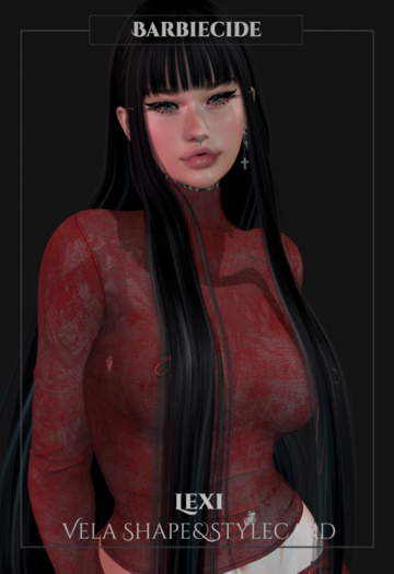 Barbiecide Lexi Shape&Stylecard For Vela