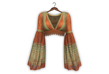 {Zaara} Sasha boho top *rust*