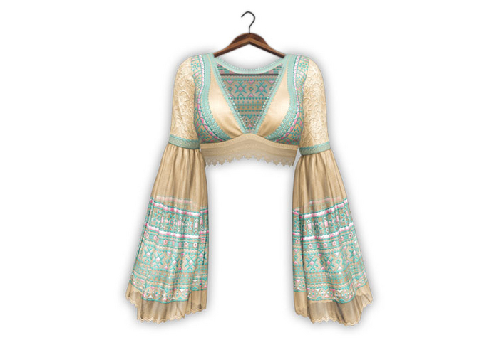 {Zaara} Sasha boho top *beige*