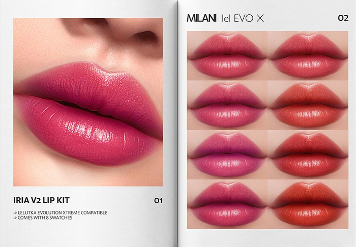 MILANI - "IRIA V2" LIP KIT / FATPACK