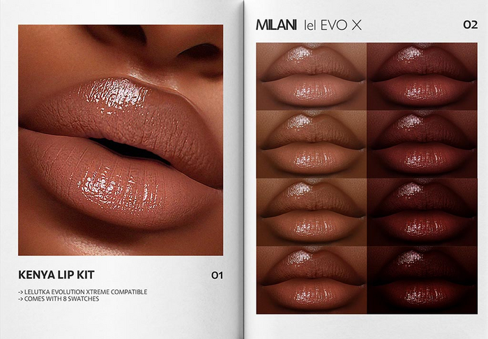 MILANI - "KENYA" LIP KIT / DEMO