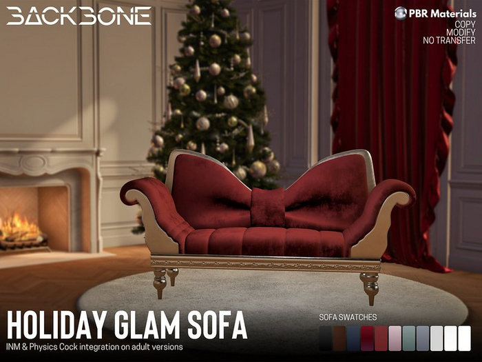 BackBone Holiday Glam Sofa - PG