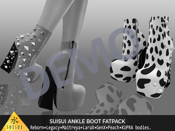 SUISUI Ankle Boot FATPACK DEMO 