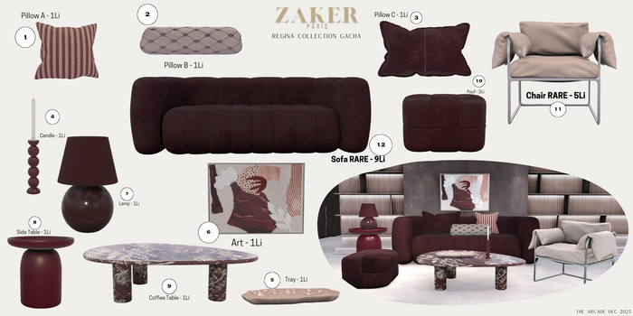ZAKER : Regina Collection C/M FATPACK