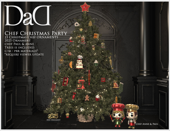 DaD - Chef Christmas Party Collection- c/m