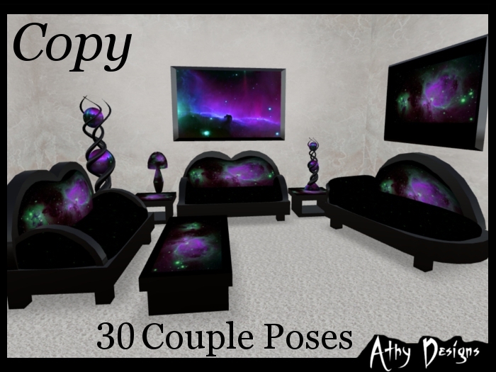 Interstellar Nebula Living Room Set 