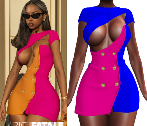 $RICH FATALE - PAULA DRESS - SLAUSON/DOLL