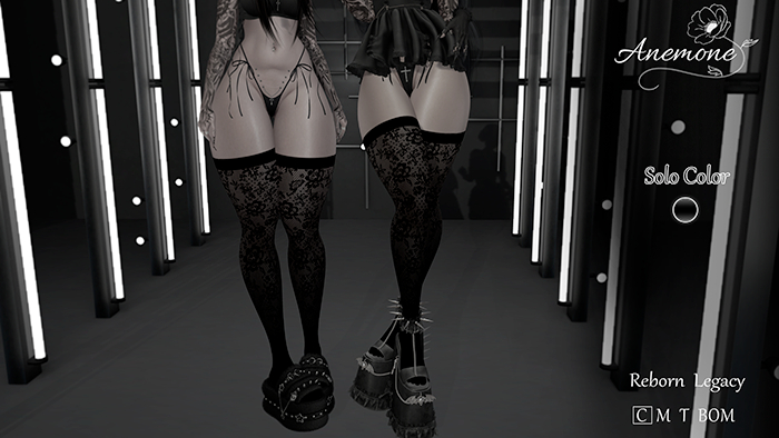 Anemone - Nari Stockings [BLACK]
