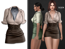 SEVEN - Rhea OUTFIT (brown)